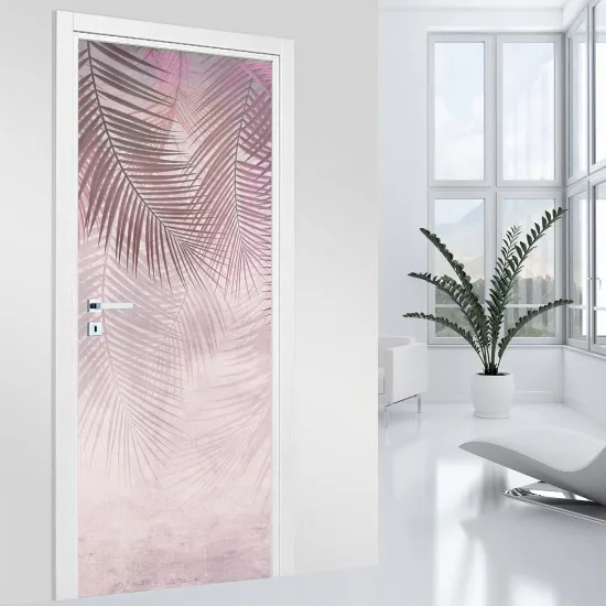 Door Sticker - Decal - Leaves