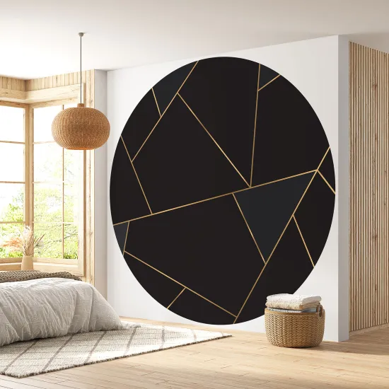 Round / Circle Wall Mural - Wallpaper - Geometric pattern