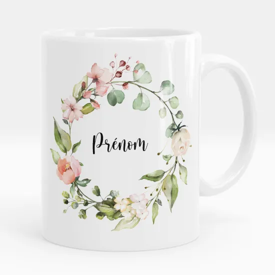 Personalized Mug - Flowers