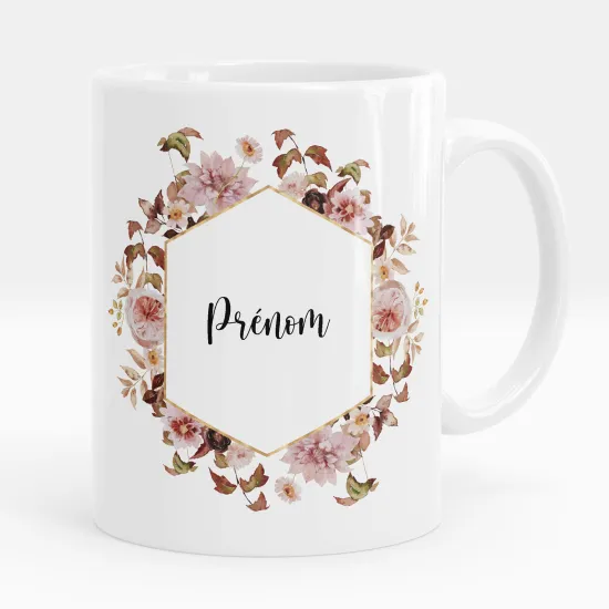 Personalized Mug - Flowers