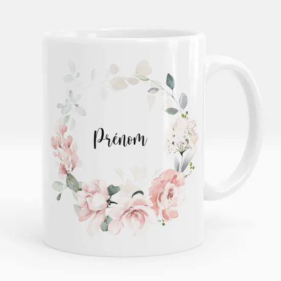 Personalized Mug - Flowers