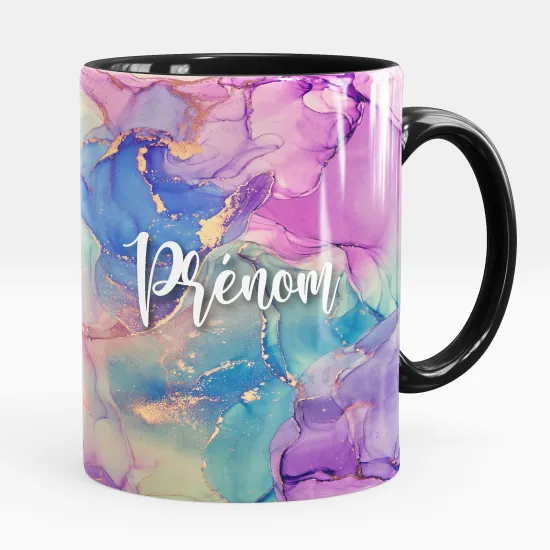 Personalized Mug - Marbled effect