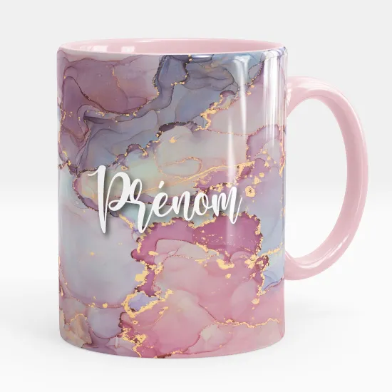 Personalized Mug - Marbled effect