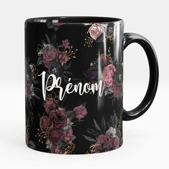 Mug - Tasse personnalisée - Fleurs