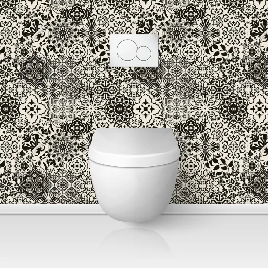 Toilets Self Adhesive - Cement tile effect
