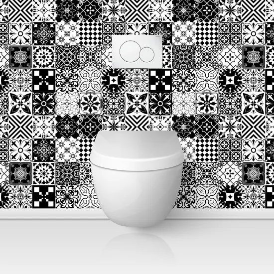 Toilets Self Adhesive - Cement tile effect