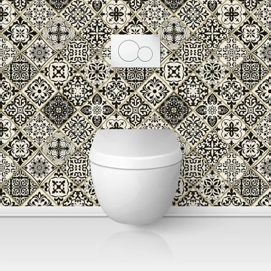 Toilets Self Adhesive - Cement tile effect
