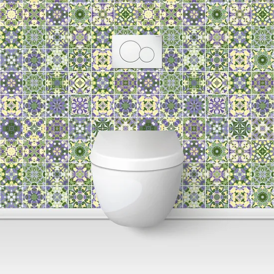 Toilets Self Adhesive - Cement tile effect
