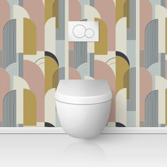 Crédence adhésive WC - Arches Design