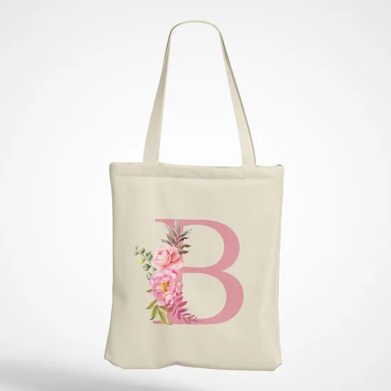 Tote Bag Monogramme - Lettre B