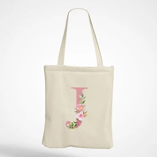 Tote Bag Monogramme - Lettre J