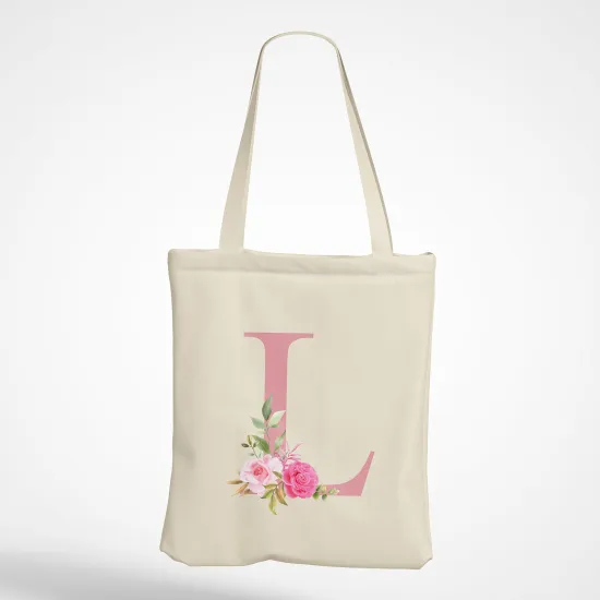 Tote Bag Monogramme - Lettre L