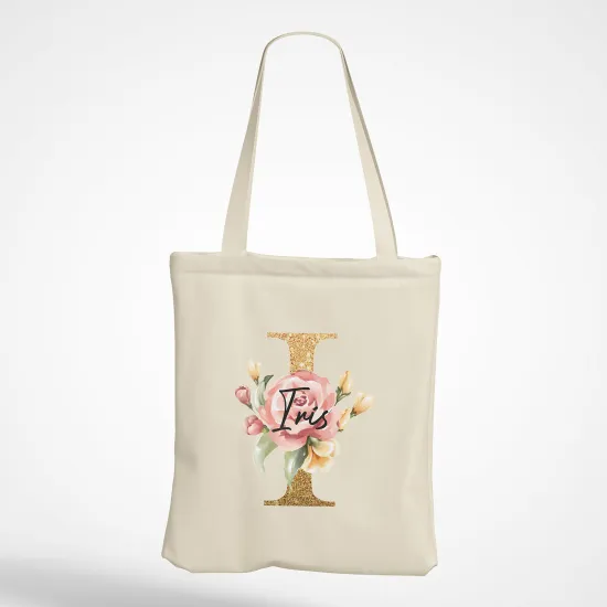 Tote Bag Monogramme - Lettre I