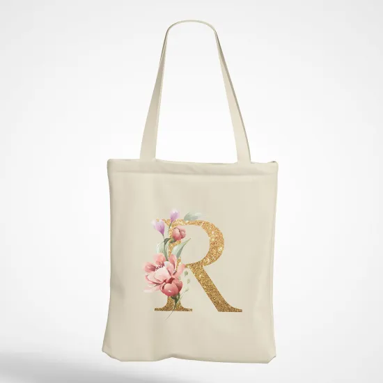 Tote Bag Monogramme - Lettre R