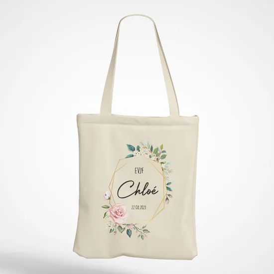 Tote Bag - Couronne fleuris evjf