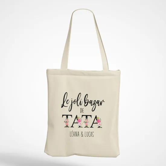 Tote Bag - Le joli bazar de tata Prénom