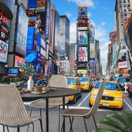 Papier peint panoramique - New York Time Square