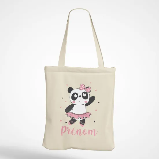 Personalized Tote Bag - Dancing Panda