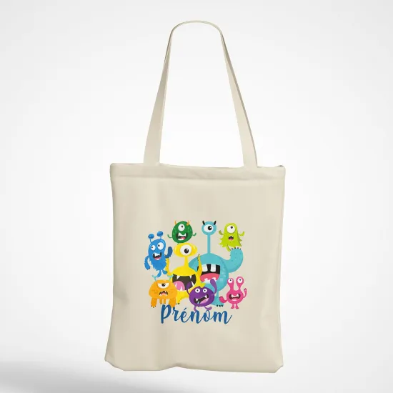 Personalized Tote Bag - Monsters