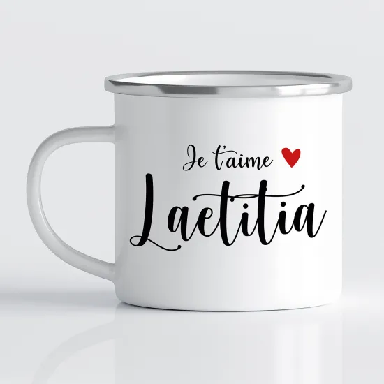 Tasse - Mug Émaillé - Je t'aime
