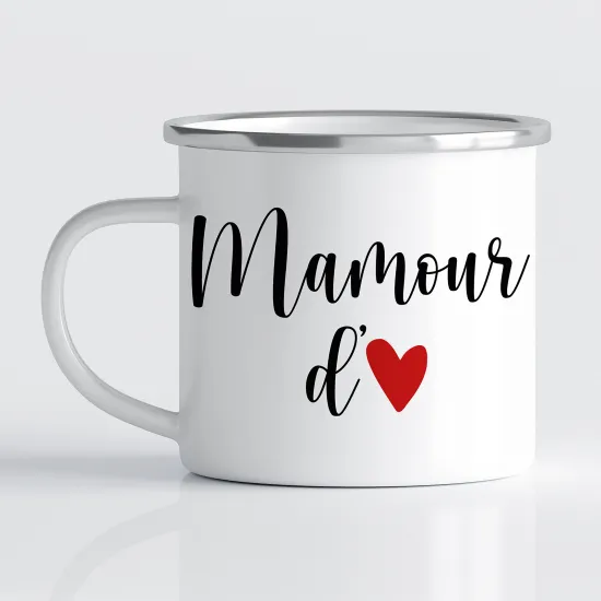 Tasse - Mug Émaillé - Mamour d'amour