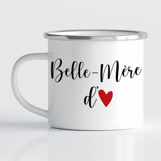 Tasse - Mug Émaillé - Belle-Mère d'amour