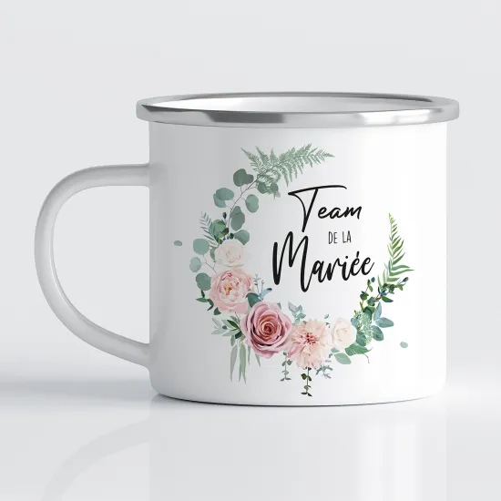 Tasse - Mug Émaillé - Team de la Mariée