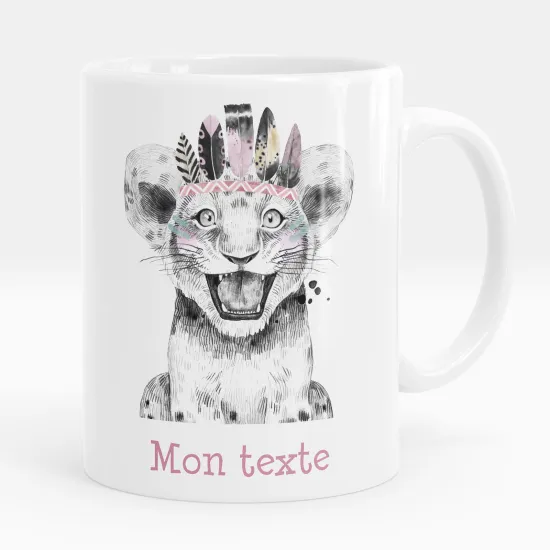 Mug - Tasse personnalisée - Lionceau indien