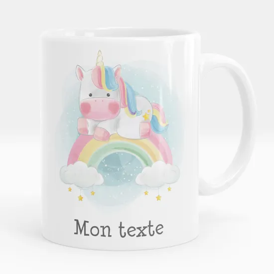 Personalized Mug - Rainbow Unicorn