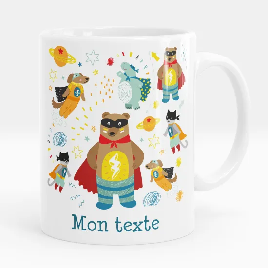 Personalized Mug - Superhero Animals