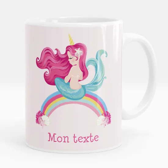 Personalized Mug - Rainbow Siren