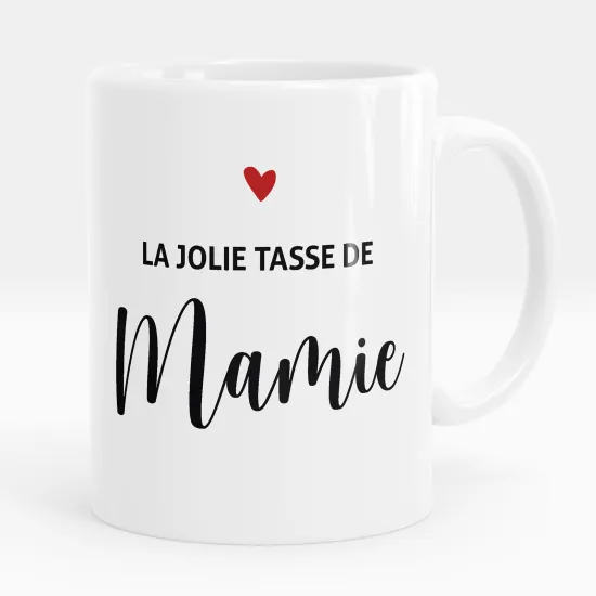 Mug - Tasse personnalisée - La jolie tasse de mamie