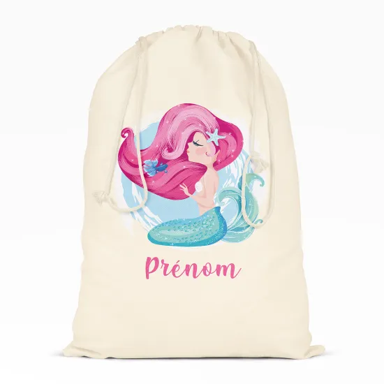 Personalized Drawstring bag for Kids - Siren