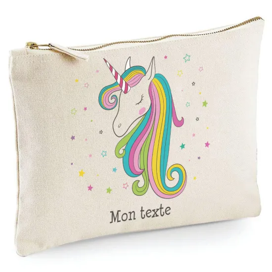 Personalized Pencil / Pouch - Magic Unicorn