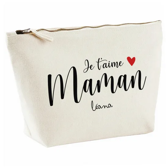 Pochette - Je t'aime maman Prénom