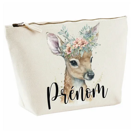 Estuche / Bolsa - Cervatillo flores