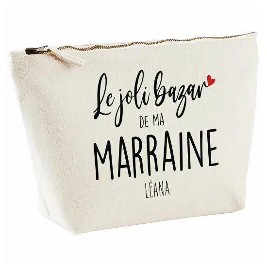 Pochette - Le jolie bazar de ma marraine Prénom
