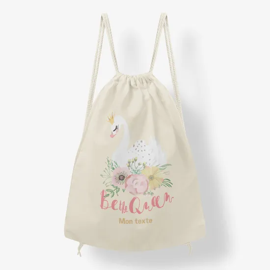 Personalized Drawstring Backpack for Kids - Princess sign