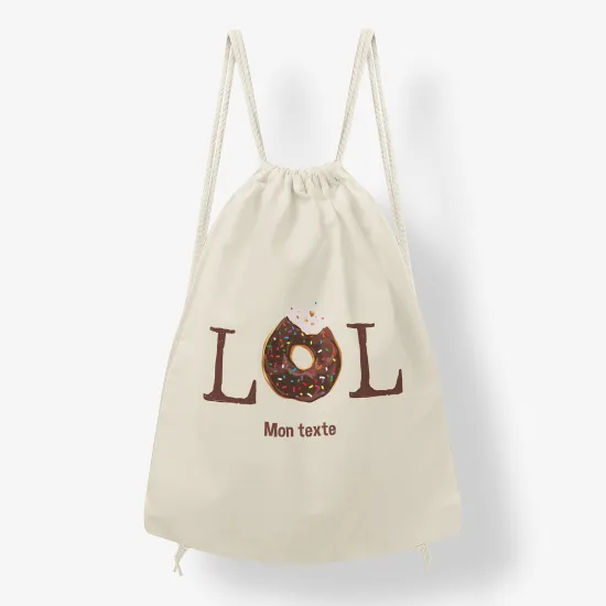 Personalized Drawstring Backpack for Kids - LOL