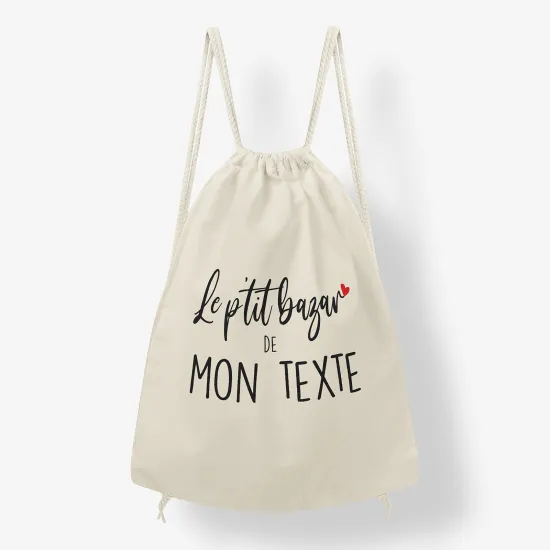 Personalized Drawstring Backpack for Kids - The little bazaar of