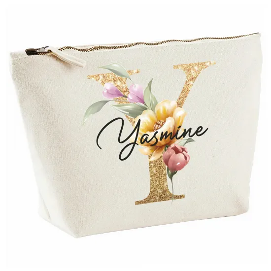 Personalized Monogram Pencil / Pouch - Letter Y