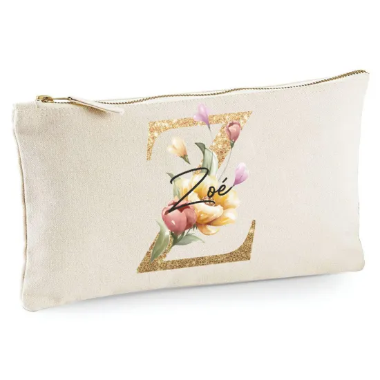 Personalized Monogram Pencil / Pouch - Letter Z