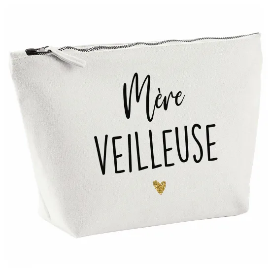 Pochette en toile 28x18 cm - Mère veilleuse