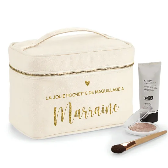 Trousse De Toilette - La jolie pochette de maquillage a marraine