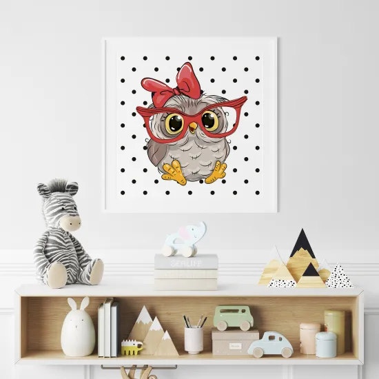 Poster for Kids - Spectacled Owl