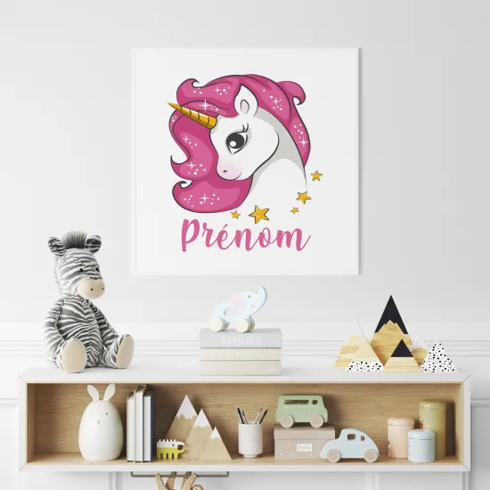 Personalized Poster for Kids - Unicorn