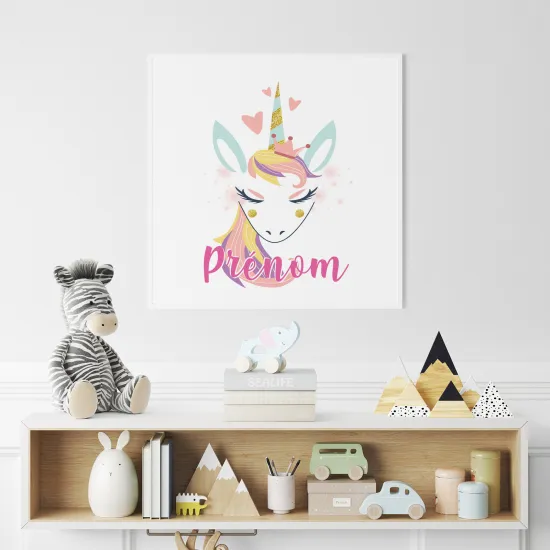 Personalized Poster for Kids - Unicorn