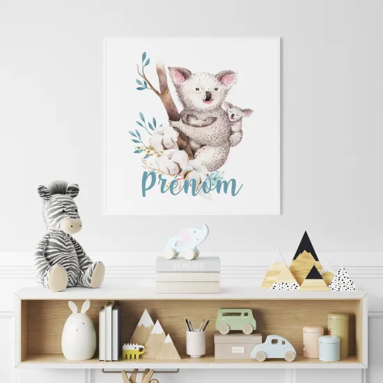 Póster para niños - Infantil personalizado - Koalas