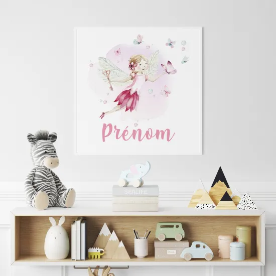 Póster para niños - Infantil personalizado - Hada Mariposas