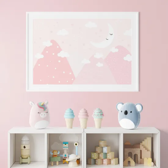 Poster / Affiche enfants - Montagnes